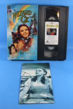 The Wizard of Oz (VHS, 50th Anniversary Edition) WITH booklet Tin Man Dorothy - £7.52 GBP