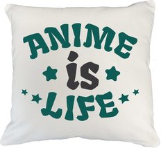 Anime is Life Novelty Pillow Cover for Illustrator, Cosplayer, Anime Lov... - $24.74+