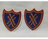 Lot Of (2) WWII US Army 20th Corps Shoulder Patch Stickers 2 3/4&quot; - £31.15 GBP