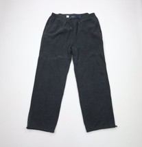 Vtg 90s Ralph Lauren Mens XL Faded Ribbed Knit Tie Cuff Wide Leg Sweatpants USA - £62.36 GBP