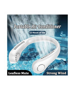 Portable Rechargeable Bladeless Hanging Neck Fan Air Cooler 3 Speed Spor... - £9.97 GBP