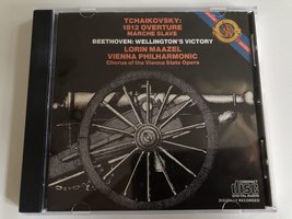 Tchaikovsky: 1812 Overture; Marche Slave, Beethoven: Wellington&#39;s Victory [Audio - £19.98 GBP