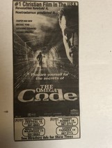 The Omega Code Movie Print Ad TPA9 - £4.65 GBP