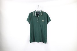Superdry Japan Womens 10 Spell Out Script Short Sleeve Collared Polo Shirt Green - £27.55 GBP