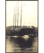 Schooner Blue Peter RPPC 1917 Camden, Maine Wrecked 1921 Uruguay - $68.04 CAD