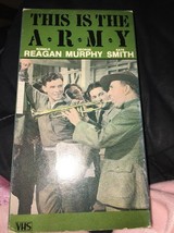 This Is The Army - VHS Tape - Color -Ronald Reagan -George Murphy - - £5.29 GBP
