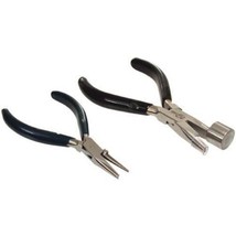 2 Jewelers Pliers for Wire Wrapping Beading Crafts Jewelry Design &amp; Repair Tools - £19.52 GBP