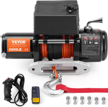 55 Ft Synthetic Rope Aluminum Fairlead Wireless &amp; Wired Remote Control, ... - $357.63