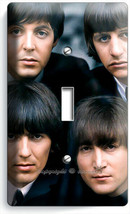 The Beatles John George Paul Ringo 1 Gang Light Switch Plates Music Studio Decor - £8.21 GBP