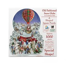 SUNSOUT INC - Old Fashioned Snow Globe - 1000 pc Special Shape Jigsaw Pu... - $23.98