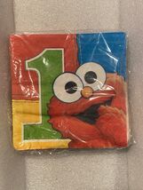 1 Pack Sesame Street Elmo 1ST Birthday Beverage Napkins 16 (3 Ply) *NEW*... - $9.99