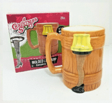 A Christmas Story Molded Leg Lamp Mug Sculpted 3D Ceramic Fragile 29oz I... - $17.59