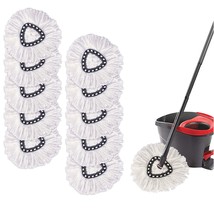 10-Pack Spin Mop Replacement Heads, Accoladesound 100% Microfiber Mop Refill Hea - $40.99