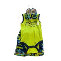 New Baby Gear Boys Infant Baby Size 3 6 months Set outfit Tank Shorts Sh... - $14.80