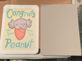 New Baby Congratulations Recycled paper Greeting Card *NEW* mm1 - £4.78 GBP