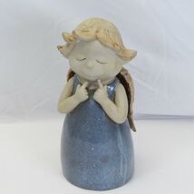 Pottery Child Angel 11" Tall x 5" Wide x 5" Depth  Messenger of God - $39.19