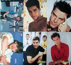 RICKY MARTIN ~ (30) Color, B&amp;W Clippings, Articles, PIN-UPS, Poster fm 1... - £9.92 GBP