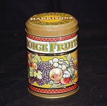Vintage Advertising Ad Harrisons Choice Fruits Litho Tin Can Container E... - $13.54 CAD