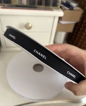 Chanel Classic Full 100m Ribbon Roll Black w/White Lettering New 100% Authentic - $118.80