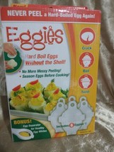 Veggies 6 Hand Boiling Cups W/Egg White Separator New Nos - $9.47