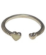 PANDORA Sterling Hearts Of Love  Ring Size 56 Enamel Expandable Retired ... - $61.12 CAD
