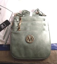 Mkf Collection Expandable Salome Cross Body Mia K. Handbag Green - £30.49 GBP