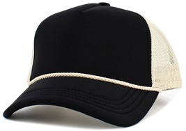 Black-Stone Foam Front Mesh Women Trucker Cap with Adjustable Snapback - $24.99