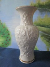 Lenox Ming Ivory Floral Vase 6 3/4&quot; [100h] - $35.63