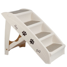 Foldable Dog Ramp Stairs For Small Pets Dog Pickup Travel Ladder Max 100 Lb - £51.59 GBP
