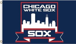 Chicago White Sox Team flag 3X5Ft Banner USA Polyester  - $16.00