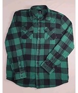 Vans Off The Wall Box Size L Flannel Plaid Button Down Shirt Classic Fit... - £21.70 GBP