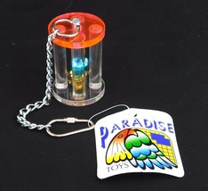 Paradise Toys Med Lg Parrot Acrylic Toy Rattle Cylinder Bells 333 Caitec - £3.98 GBP