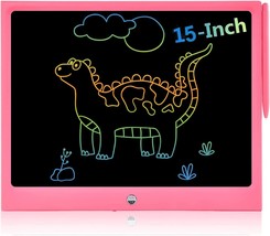 LCD Writing Tablet for Kids 15 Inch Electronic Erasable Drawing Tablet Toddler L - £33.04 GBP