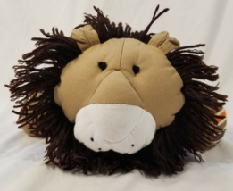 World Market Lion Yarn Mane and Tail, Brown Plush with Bean Bag Feet and... - $7.83