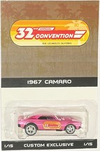 Pink 1967 CHEVY CAMARO CUSTOM Hot Wheels  32nd Annual Convention w/ RR 1/15 - $94.59