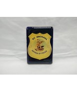 St. Michael Patron Of Police Clip On Pin Badge 2 1/4&quot; - €16,81 EUR