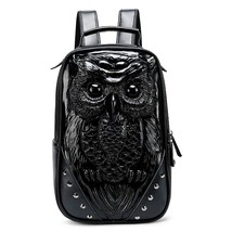 DIOMO 2023 Trend  Cool Women Bag 3D Owl Small Backpack High Quality Ladies Backp - £81.69 GBP