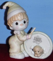 Drummer Figurine Our Club is a Tough Act to Follow PRECIOUS MOMENTS 1990... - $14.95