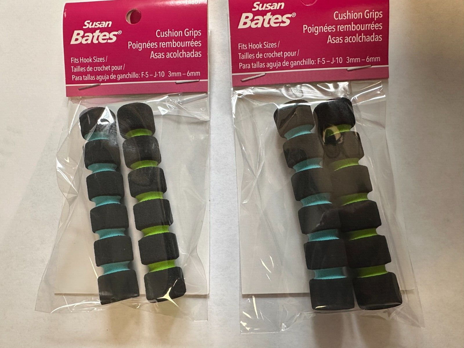 SUSAN BATES CUSHION GRIPS 4 PACK NEW 14607 - $9.89