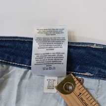 Style & Co Women's Blue Embroidery Floral Denim Ankle Jeans Size 12 (34×27) image 5