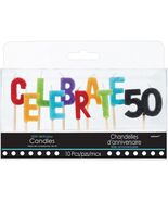 Celebrate 50 Birthday or Anniversary Cake Topper Party Decorations New - $5.93 CAD