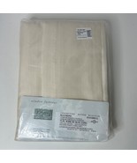 Vtg NEW JCPenney Home Draperies 1 Pair 84x72 Illusions Eggshell Made in USA - $987.97 MXN