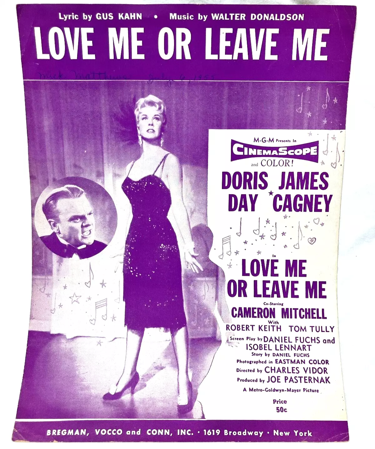 Love Me Or Leave Me (sheet music) - $6.00