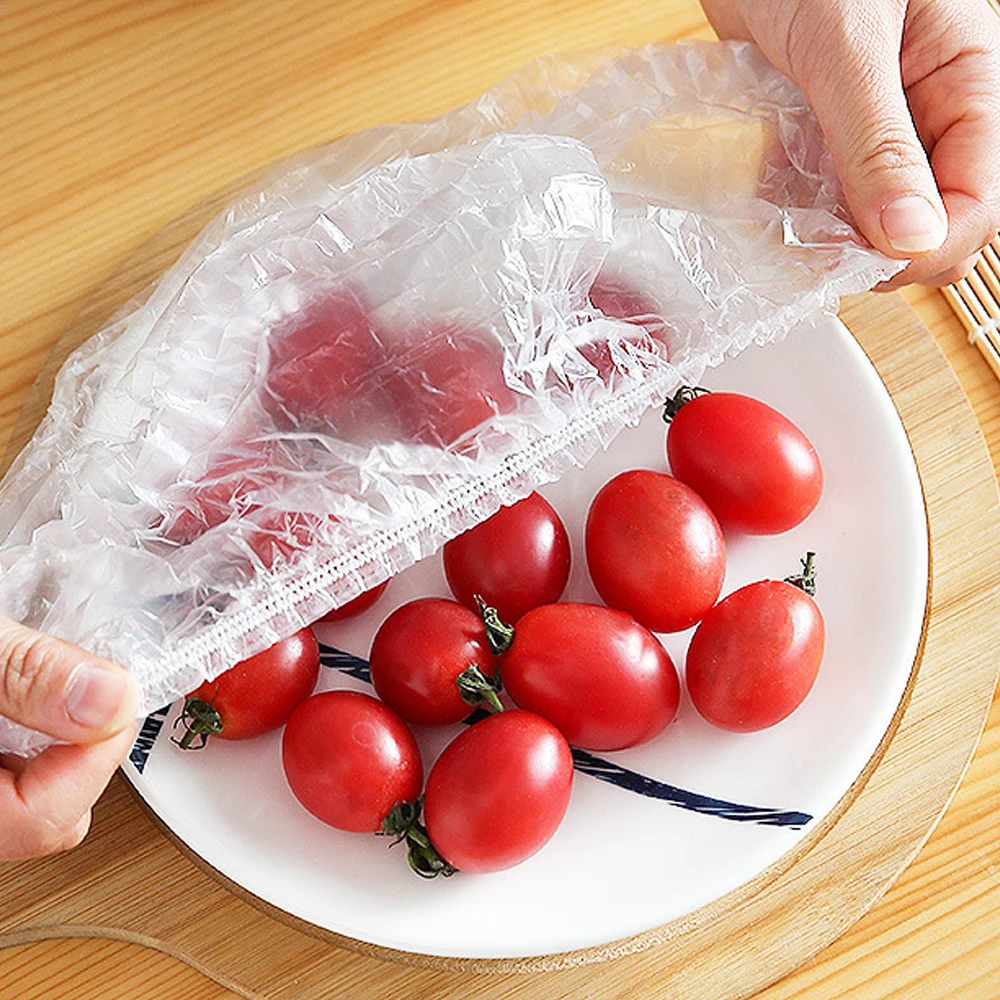 Sporting Disposable Food Cover Elastic Plastic Wrap Covers Food Grade Food Stora - £18.48 GBP