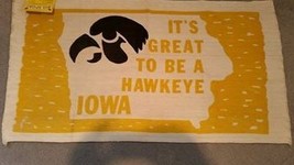 IOWA Hawkeye 24&quot; x 45&quot; rug that you can hang, wear, walk on or display  - $20.00
