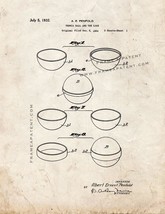 Tennis Ball Patent Print - Old Look - £6.28 GBP+