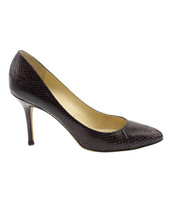 Jimmy Choo Snakeskin Pumps In Leather Women Purple Size 39 - £109.28 GBP