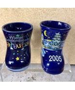 Koessinger AG Mug Boot Schierling Christmas Festive Blue Germany Lot 2 New - £28.38 GBP