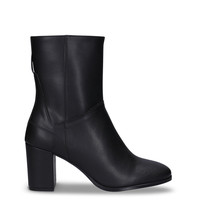 Vegan women ankle boots black apple skin heels zip up versatile elegant ... - £124.80 GBP