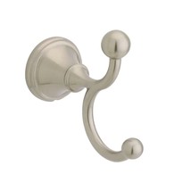 New Open Box Delta Crestfield Double Towel Hook Brushed Nickel Bath Hard... - $275.55 MXN